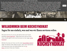 Tablet Screenshot of kochsyndikat.de